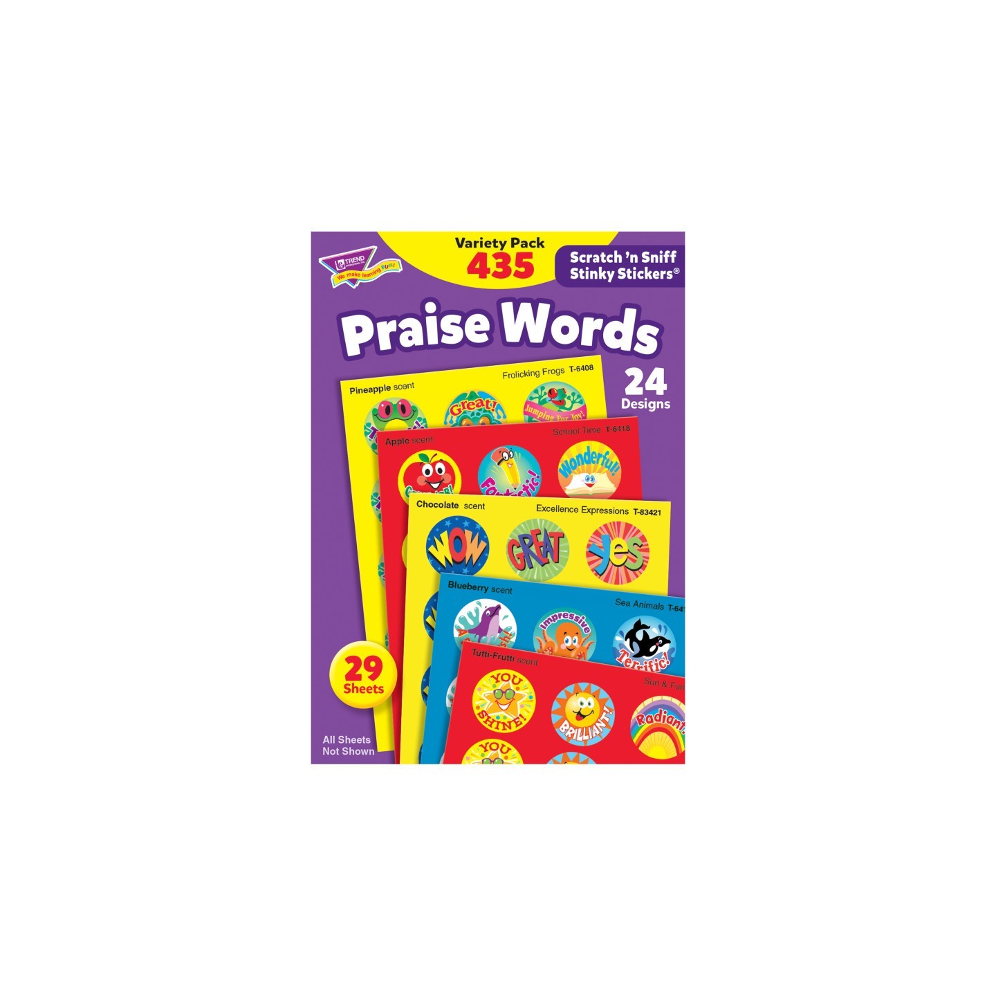 TREND Praise Words Stinky Stickers® Variety Pack, 435 ct