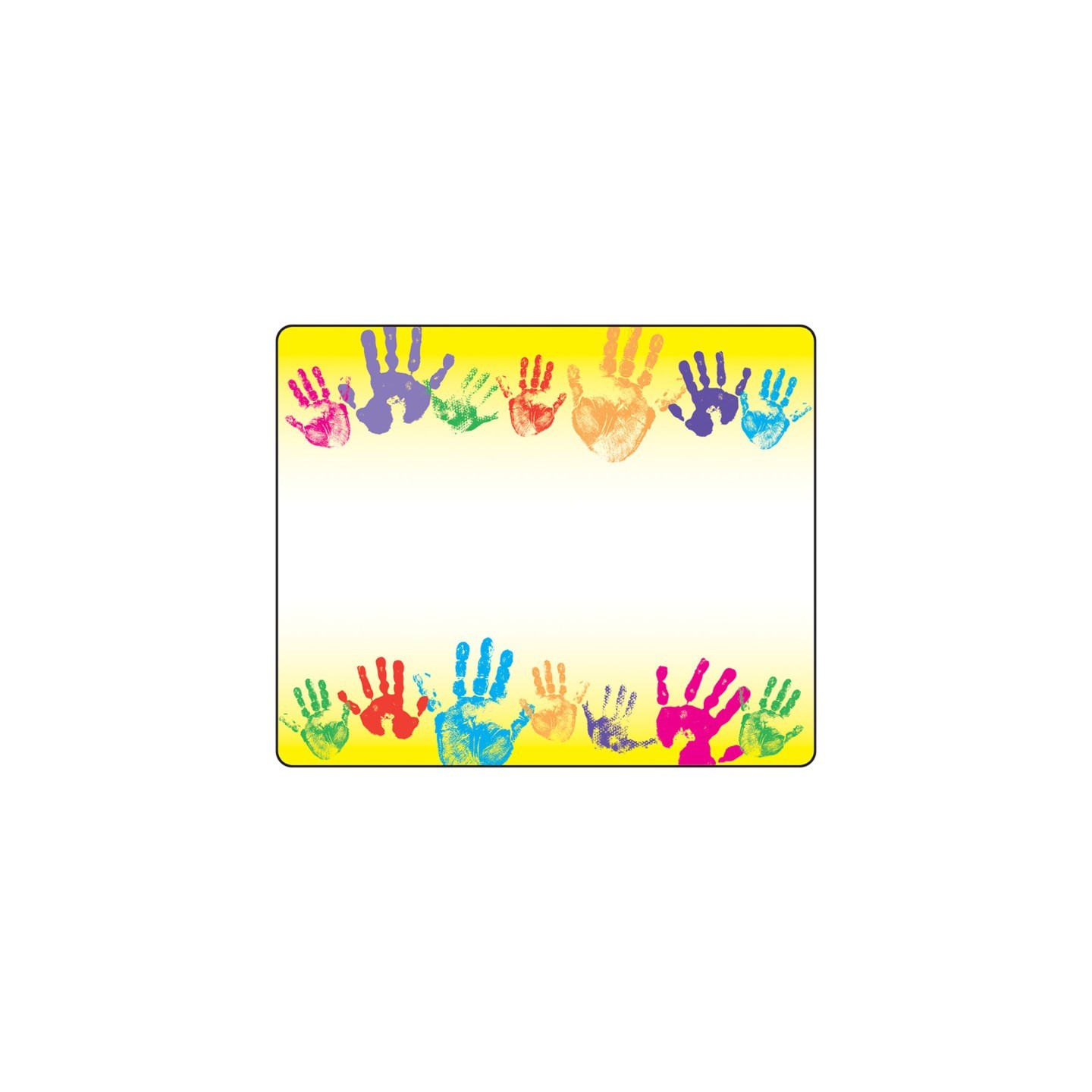 TREND Rainbow Handprints Terrific Labels™, 36 ct
