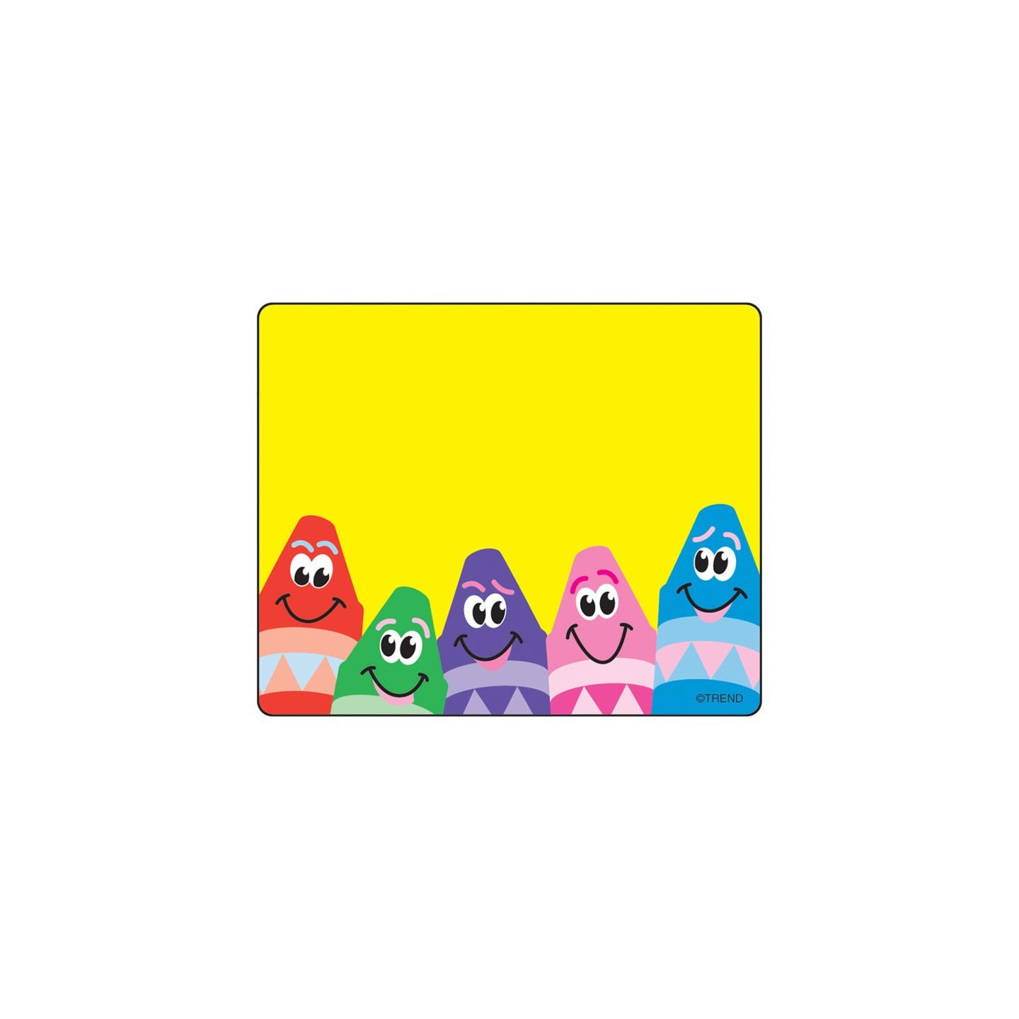 TREND Colorful Crayons Terrific Labels™, 36 ct