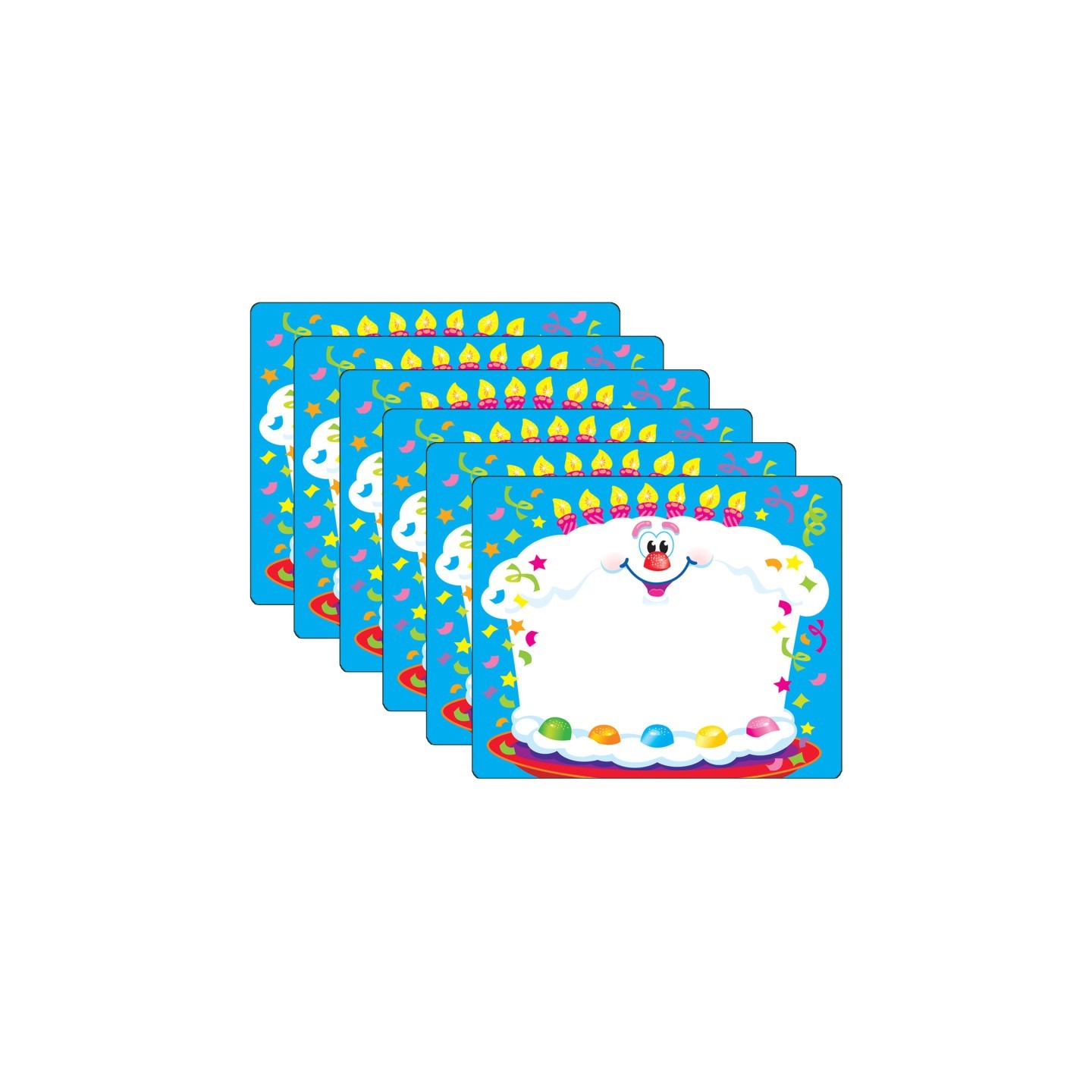 TREND Happy Birthday Terrific Labels™, 36 Per Pack, 6 Packs