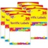 TREND Stars 'n Swirls Terrific Labels™, 36 Per Pack, 6 Packs