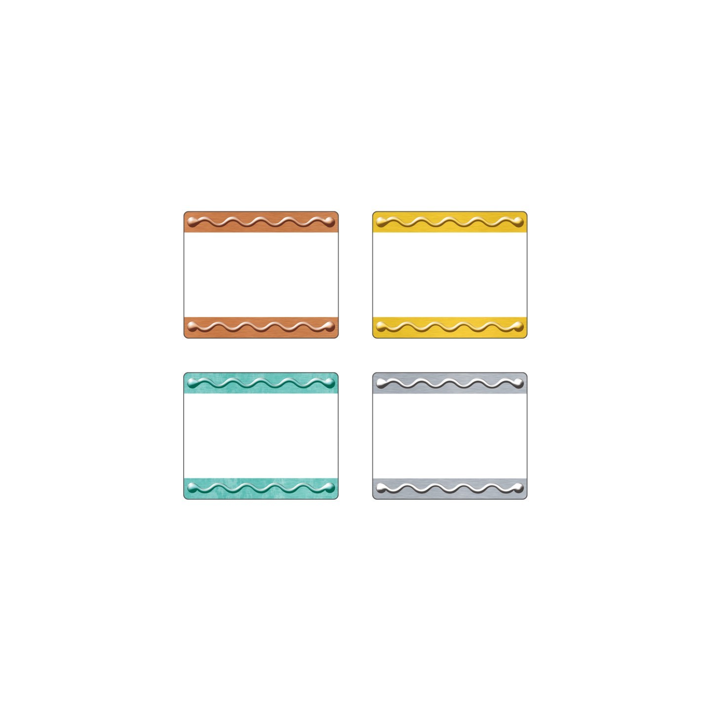 TREND I ♥ Metal Embossed Terrific Labels™ Variety Pack, 36 Count