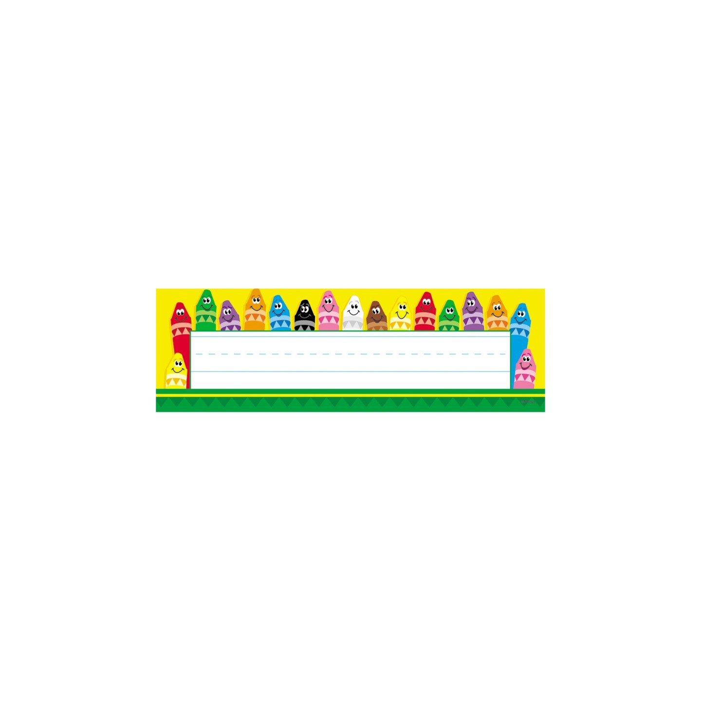 TREND Colorful Crayons Desk Toppers® Name Plates, 36 ct