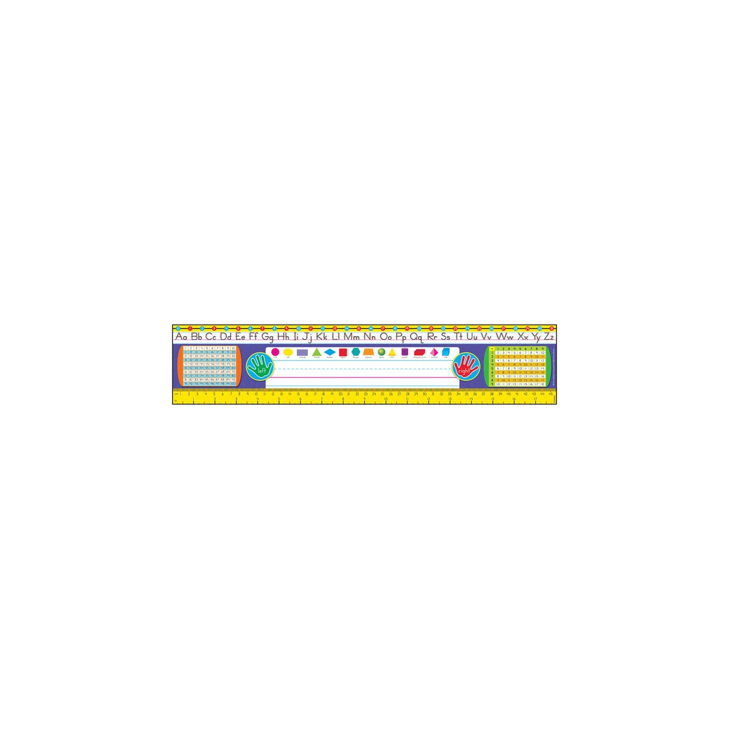TREND Gr. 2-3 Zaner-Bloser Desk Toppers® Ref. Name Plates, 36 ct