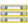 TREND Zaner-Bloser Desk Toppers® Reference Name Plates, Grades 2-3, 36 Per Pack, 3 Packs