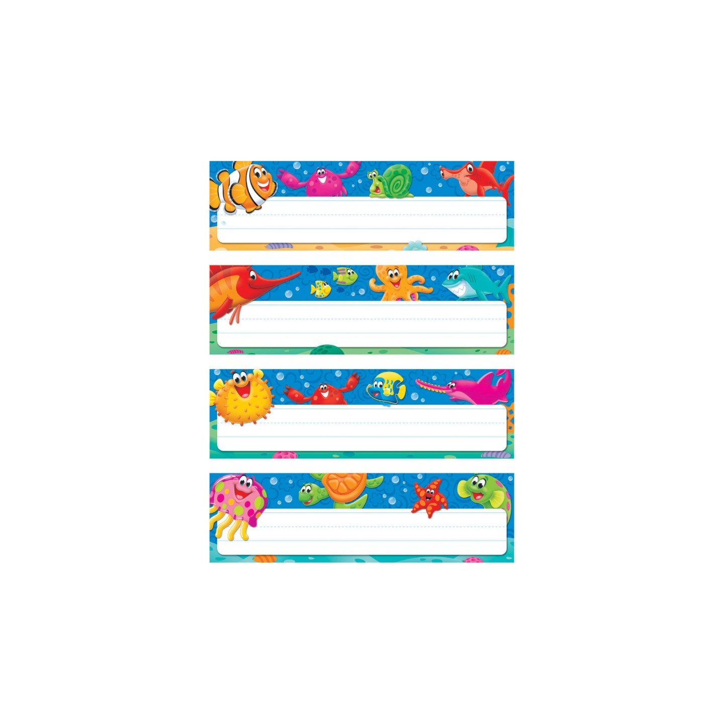 TREND Sea Buddies™ Desk Toppers® Name Plates Var. Pk., 32 ct