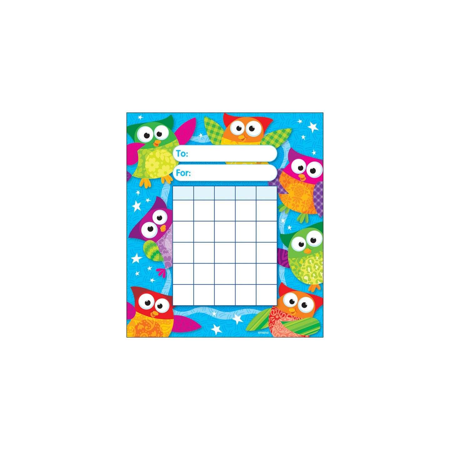 TREND Owl-Stars!® Incentive Pad, 36 sheets