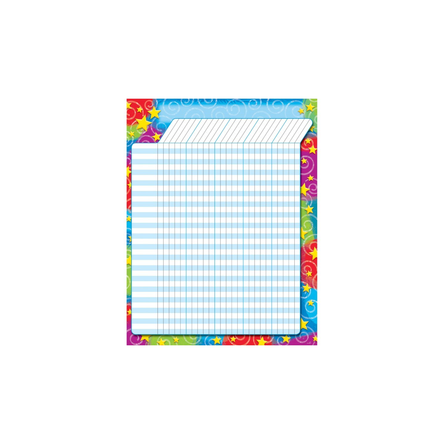 TREND Stars 'n Swirls Incentive Chart, 17" x 22"