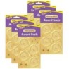 TREND Congratulations (Gold) Award Seals Stickers, 32 Per Pack, 6 Packs