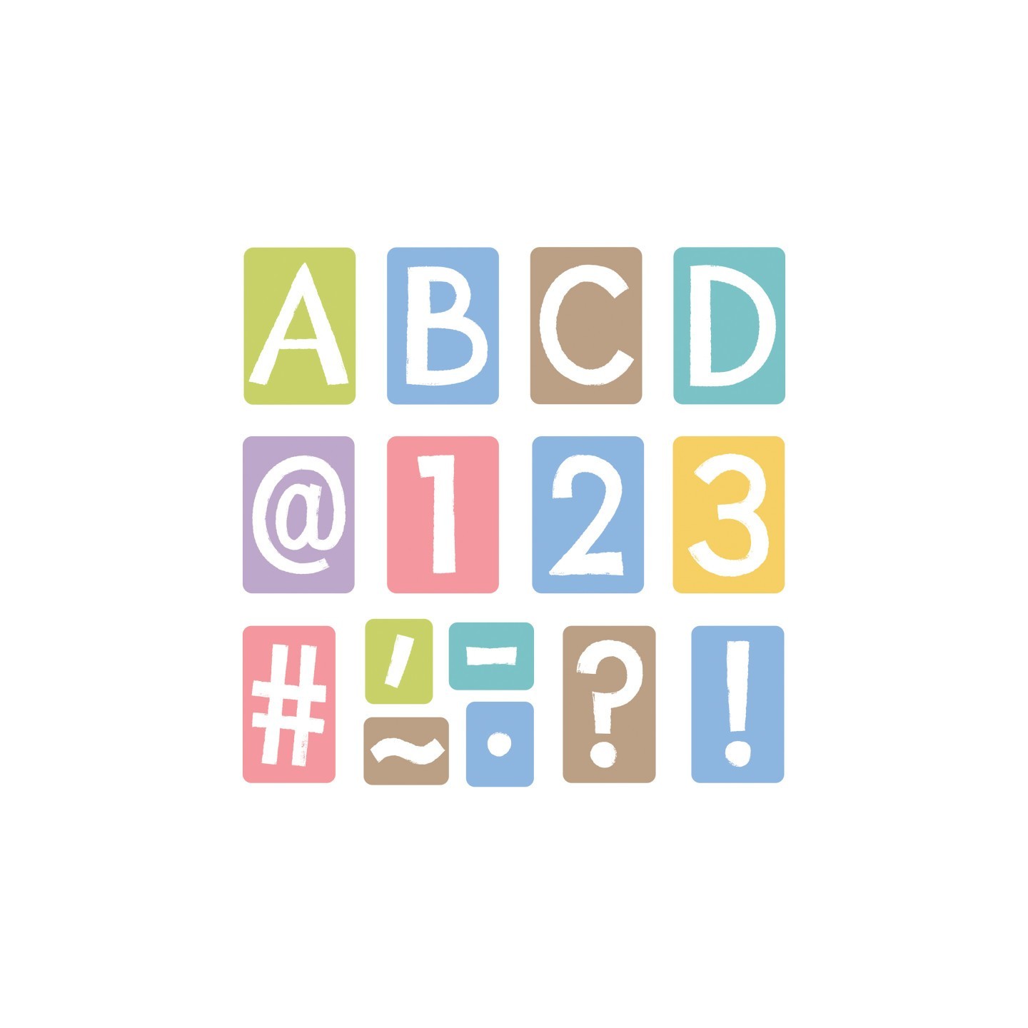 TREND Garden Path 4" Tiles Uppercase Ready Letters®, 150 Pieces