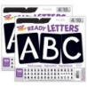 TREND Black 4" Tiles Uppercase Ready Letters®, 150 Pieces Per Pack, 2 Packs