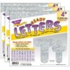 TREND Silver Sparkle 4" Casual Combo Ready Letters®, 3 Packs