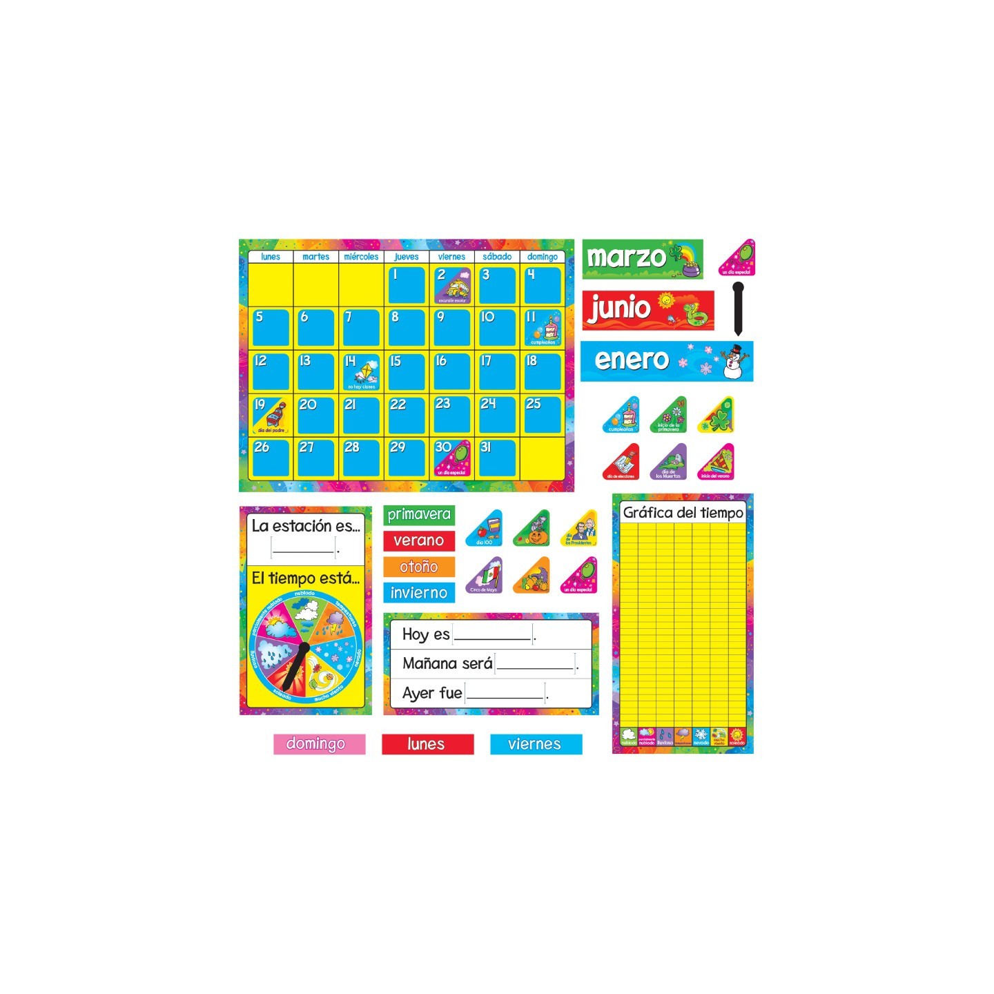 TREND Calendario Anual (SP) Bulletin Board Set