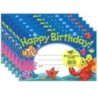 TREND Happy Birthday! Sea Buddies™ Recognition Awards, 30 Per Pack, 6 Packs