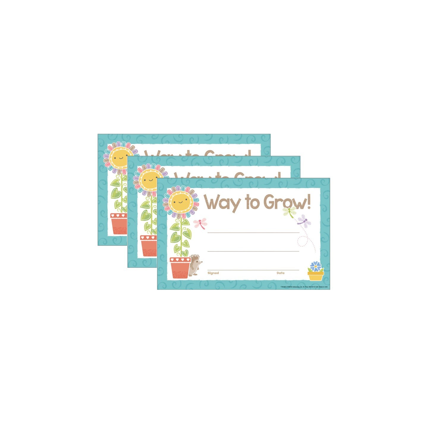 TREND Way to Grow Good to Grow Recognition Award, 30 Per Pack, 3 Packs