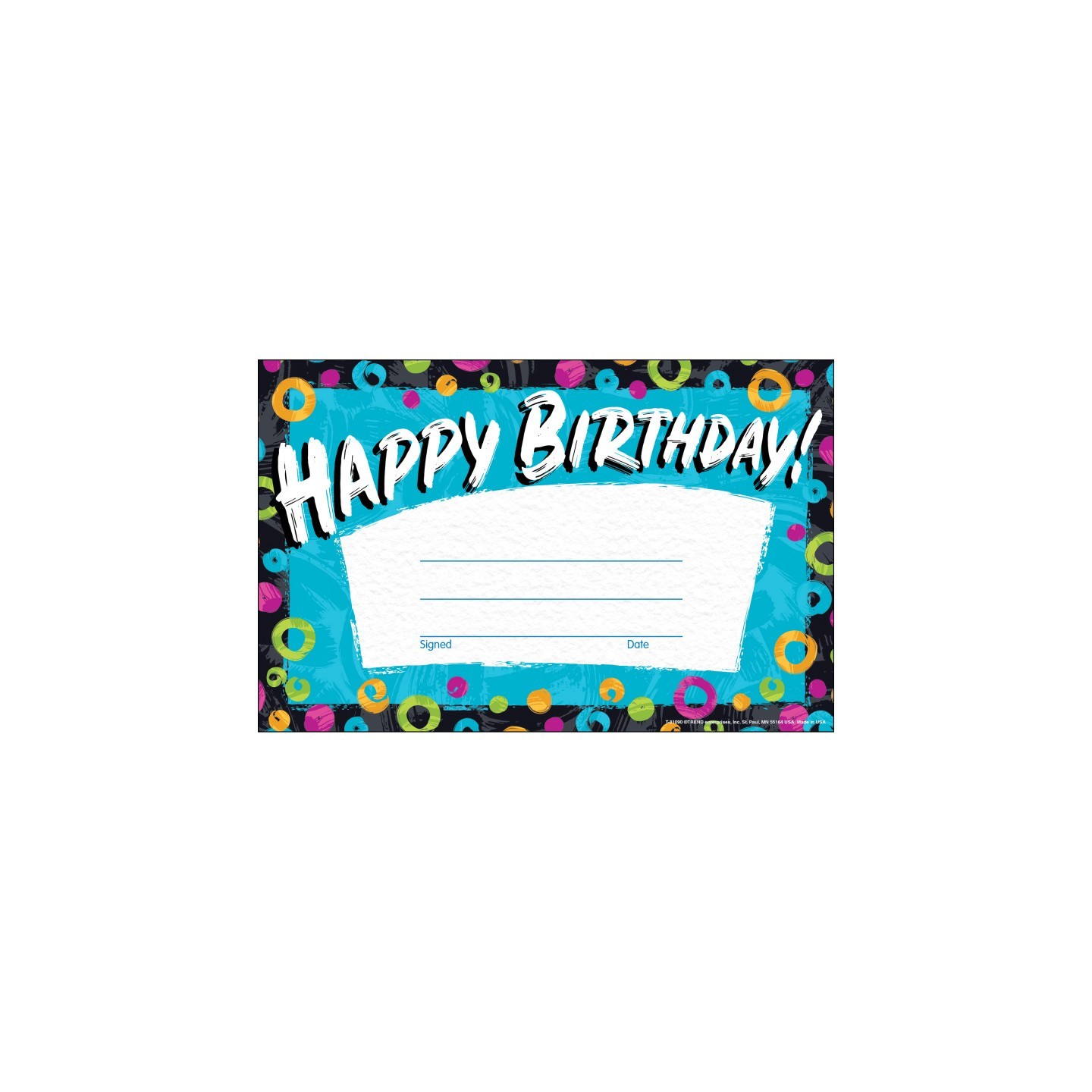 TREND Color Harmony Birthday Recognition Awards, 30 Count