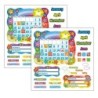 TREND Star Calendar Bulletin Board Set, 2 Sets