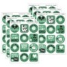 TREND Pickleball DILL-ight, Dill Pickle Scent Scratch 'n Sniff Stinky Stickers®, 48 Per Pack, 6 Packs