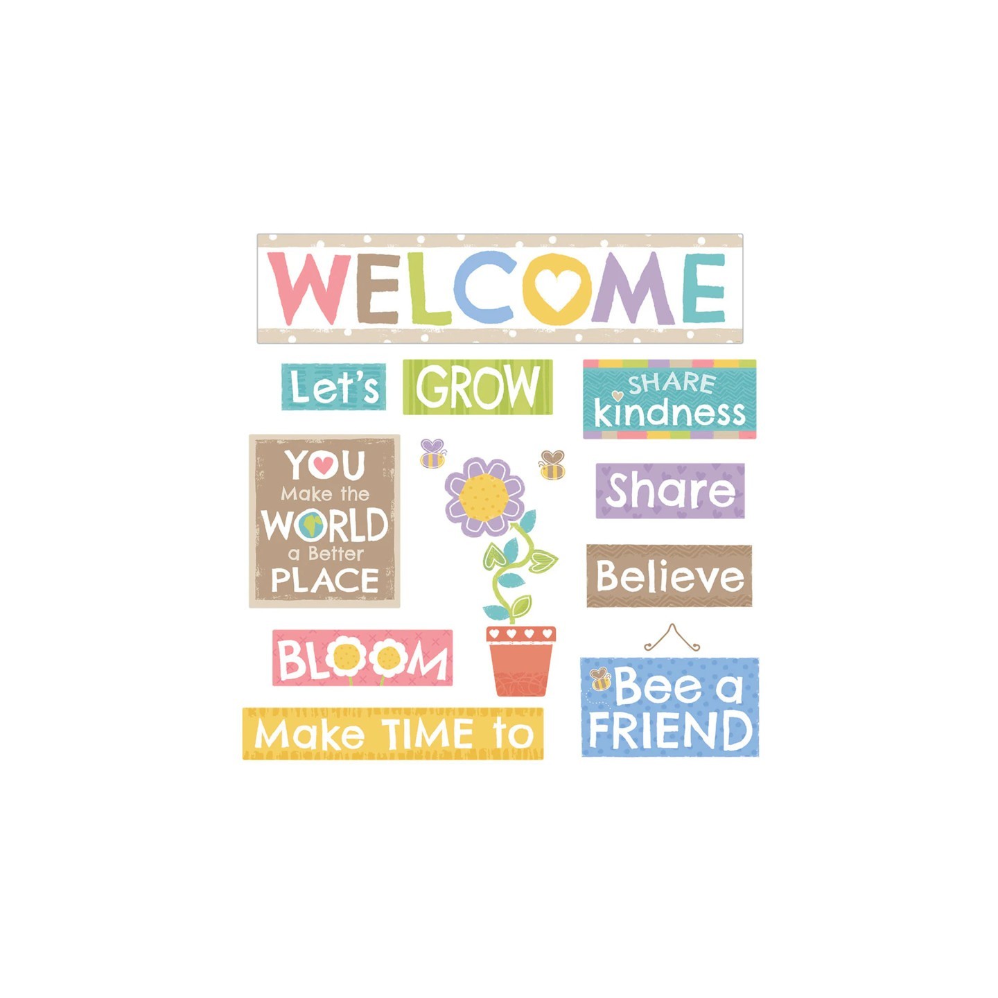 TREND Always Welcome Bulletin Board Set