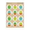 TREND Cactus Cuties, Citrus scent Scratch 'n Sniff Stinky Stickers®, Pack of 48
