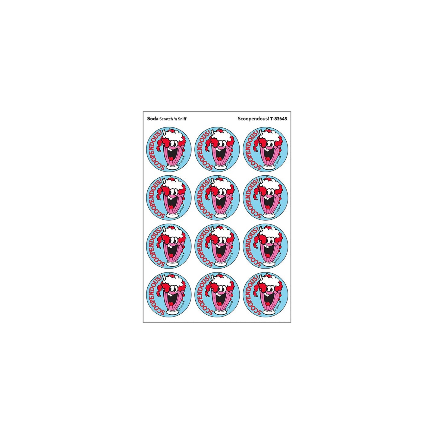 TREND Scoopendous!/Soda scent Retro Scratch 'n Sniff Stinky Stickers®, 24 ct.