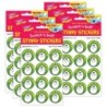 TREND Eggs-cellent!/ Egg Custard Scent Stickers, 24 Per Pack, 6 Packs