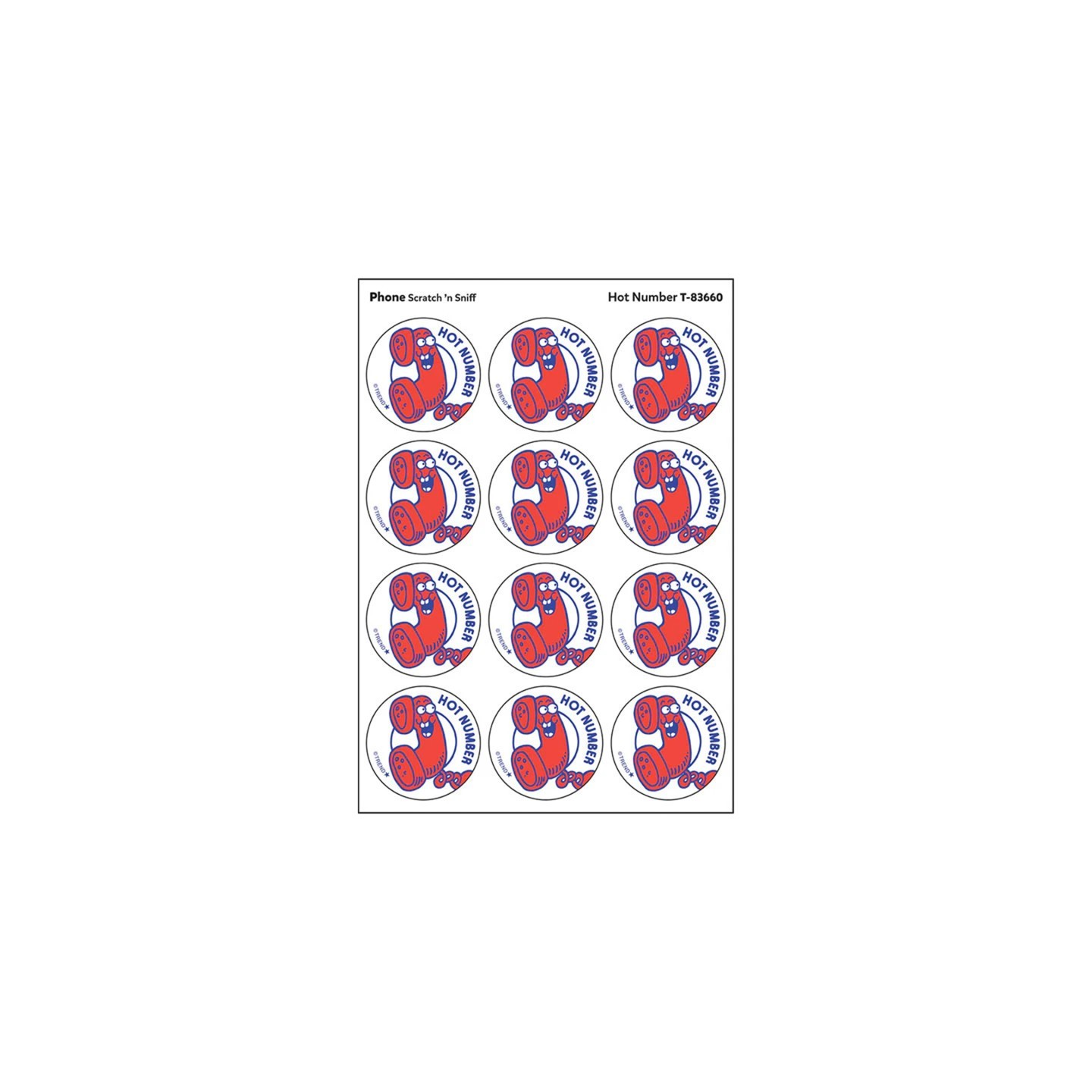 TREND Hot Number/ Phone Scent Stickers, 24 ct.