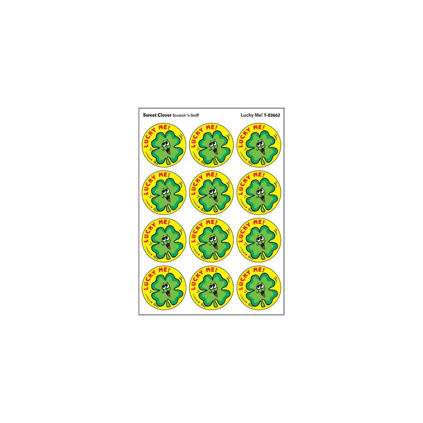 TREND Lucky Me!/ Sweet Clover Scent Stickers, 24 ct.