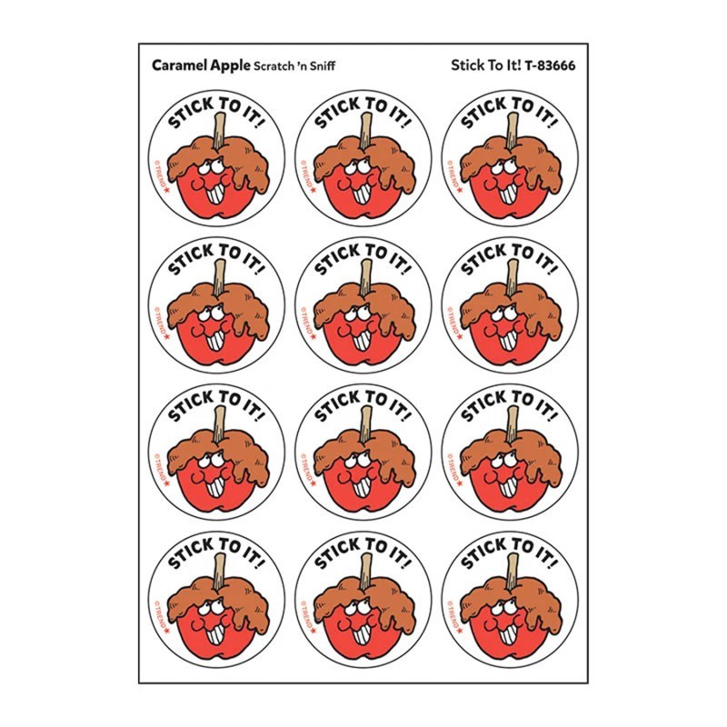 TREND Stick To It!/ Caramel Apple Scent Stickers, 24 ct.
