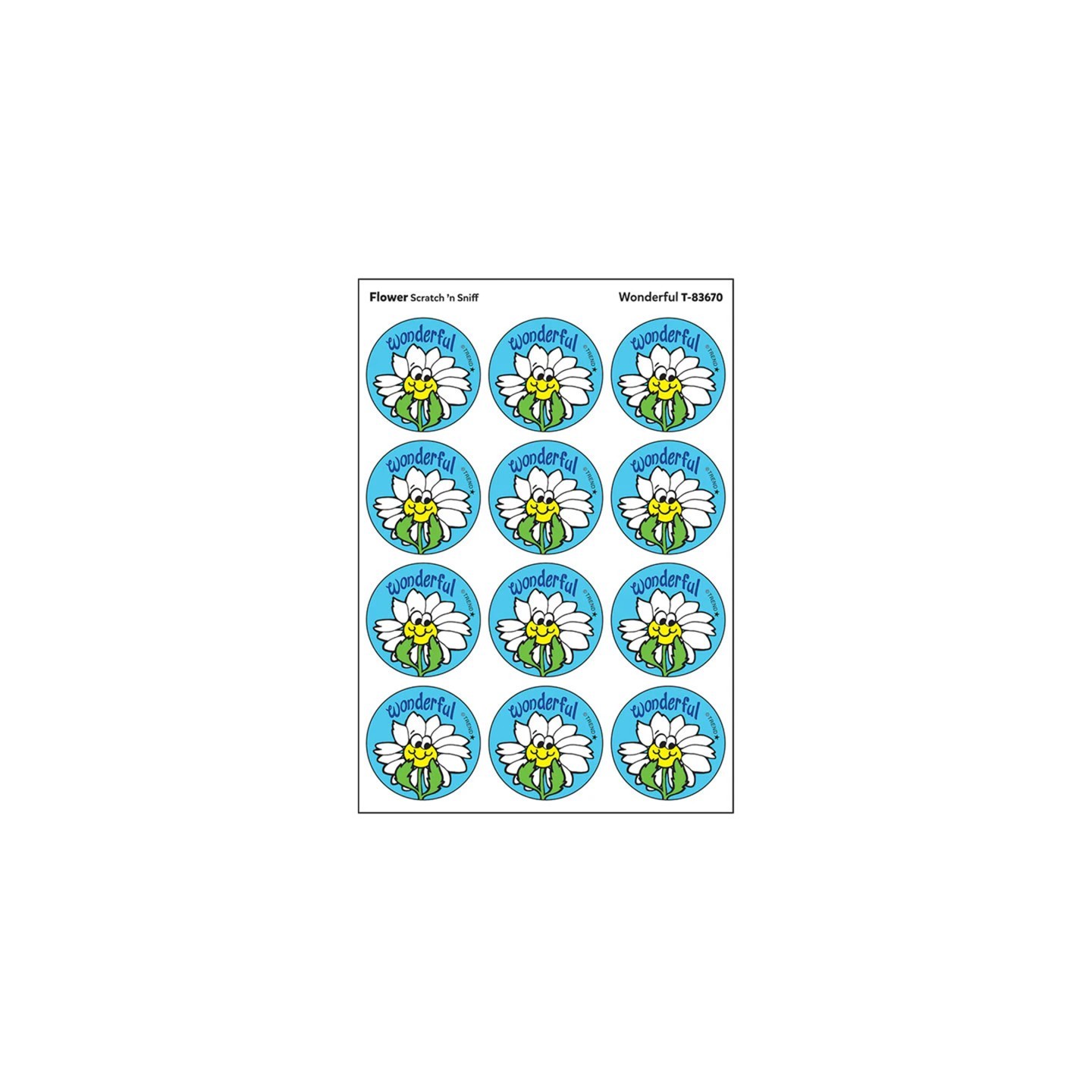 TREND Wonderful/ Flower Scent Stickers, 24 ct.