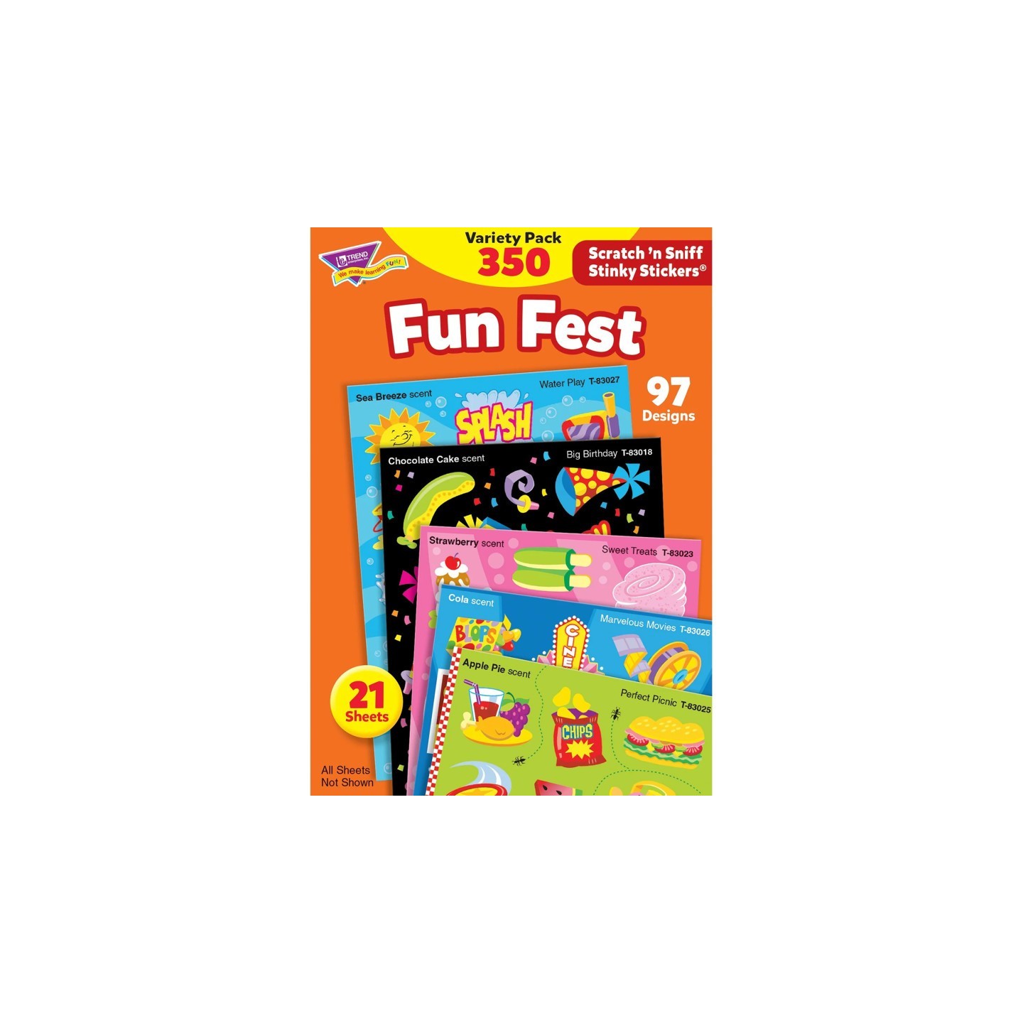TREND Fun Fest Stinky Stickers® Variety Pack