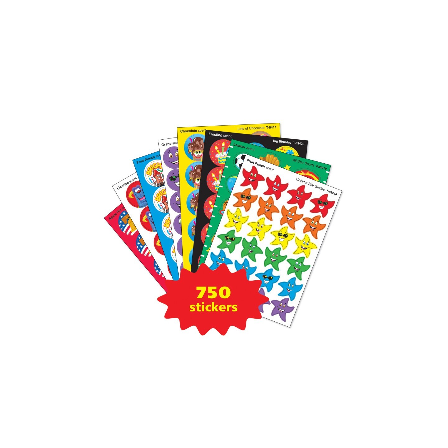 TREND Scratch 'n Sniff Stinky Stickers® Assortment Pack, 750 Stickers