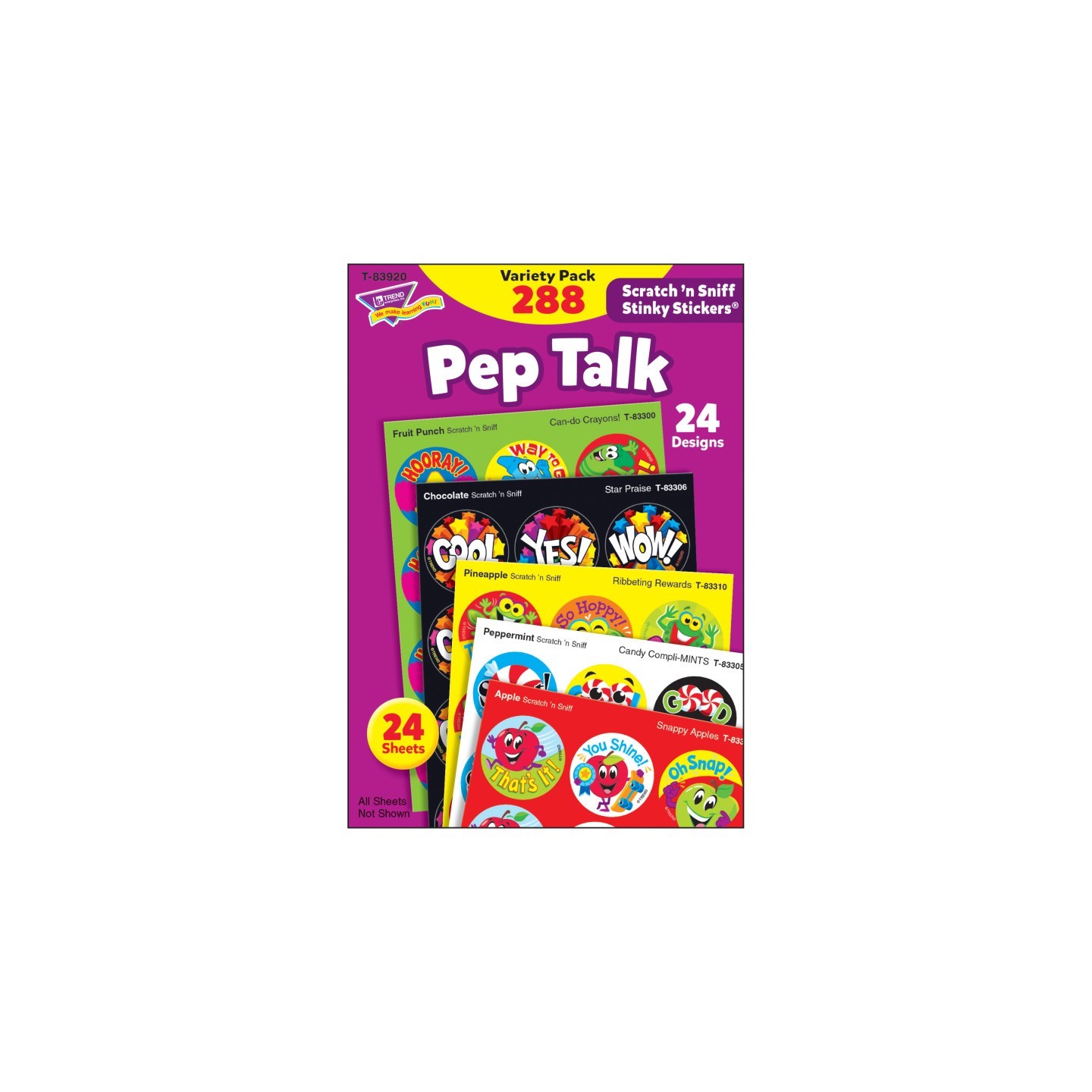 TREND Pep Talk Stinky Stickers® Variety Pack, 288 Count
