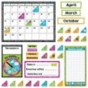 TREND Color Harmony Calendar Bulletin Board Set