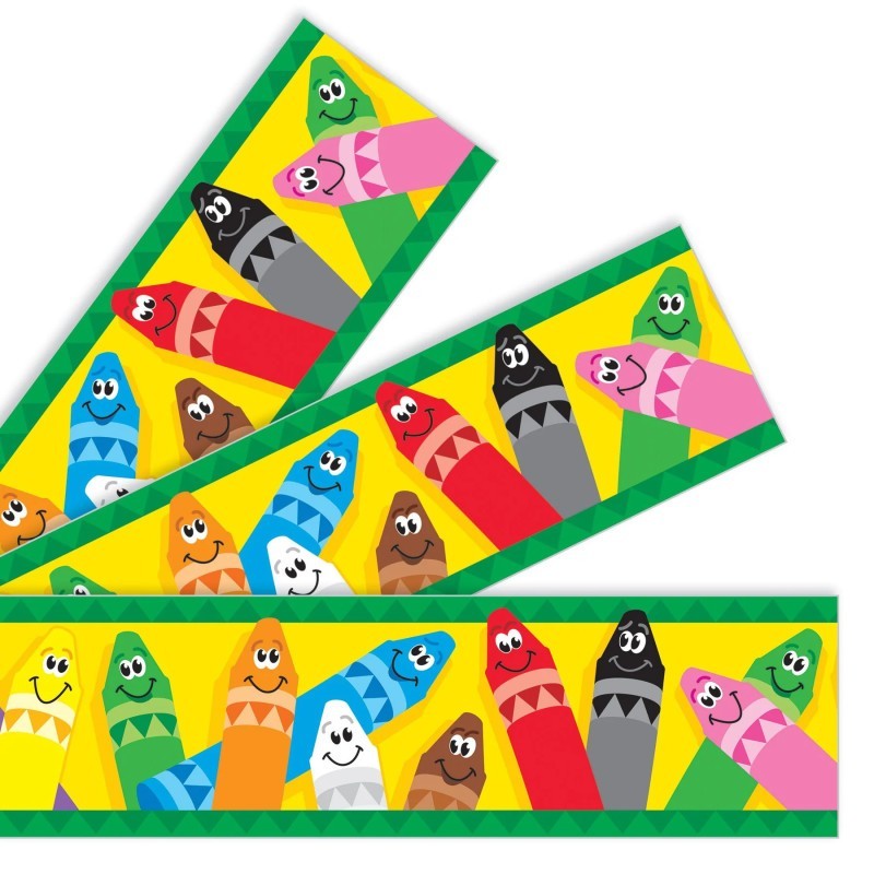 TREND Colorful Crayons Bolder Borders®, 35.75'