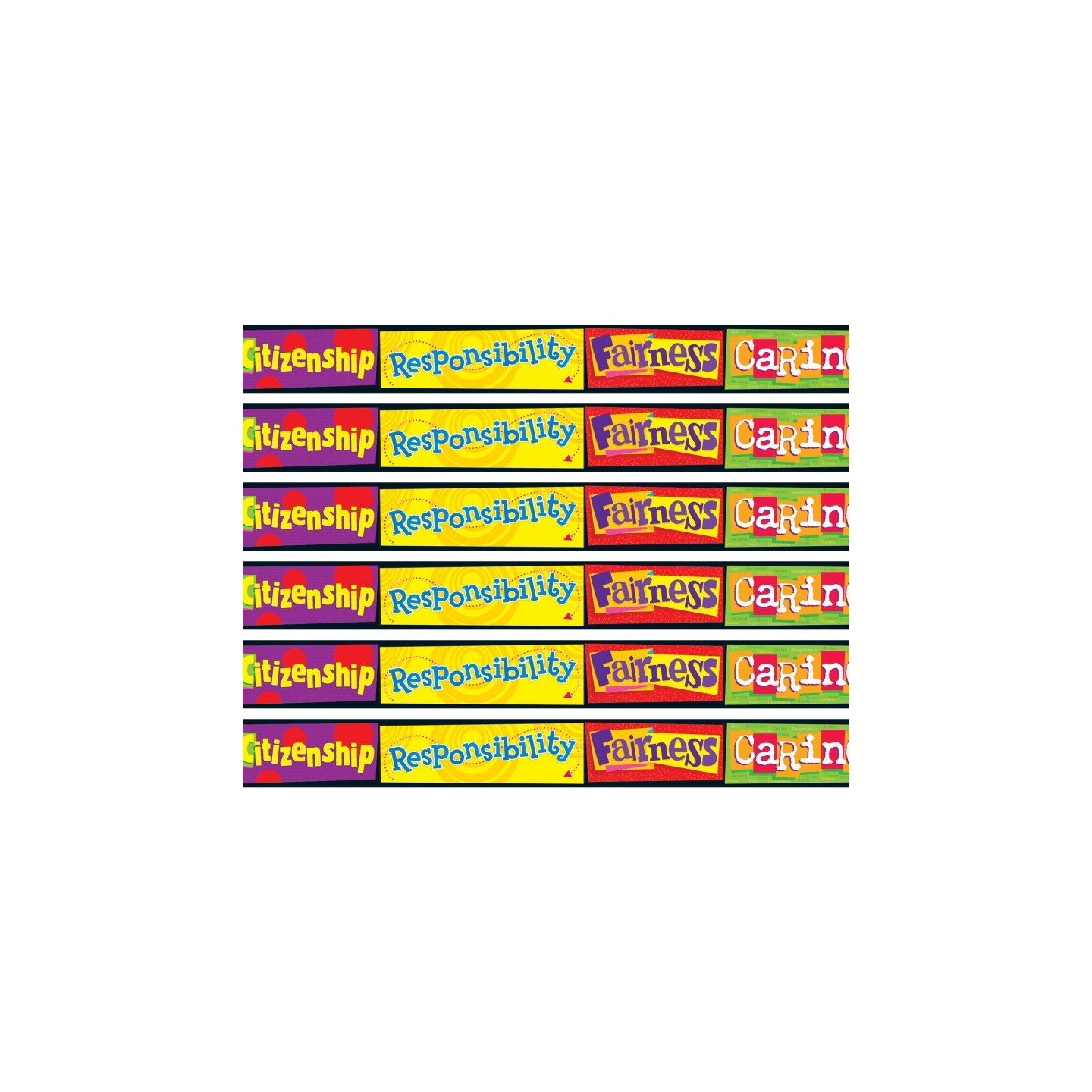 TREND Character Education Bolder Borders®, 35.75' Per Pack, 6 Packs