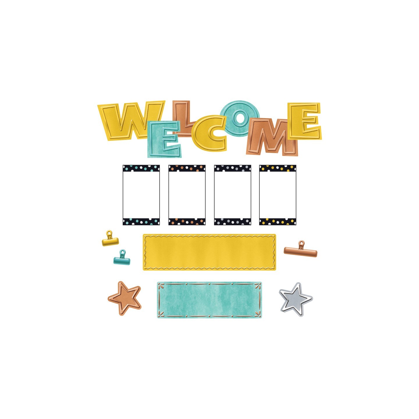 TREND I ♥ Metal WipeOff® Welcome Mini Bulletin Board Set