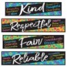 TREND Color Harmony Character Traits Mini Bulletin Board Set