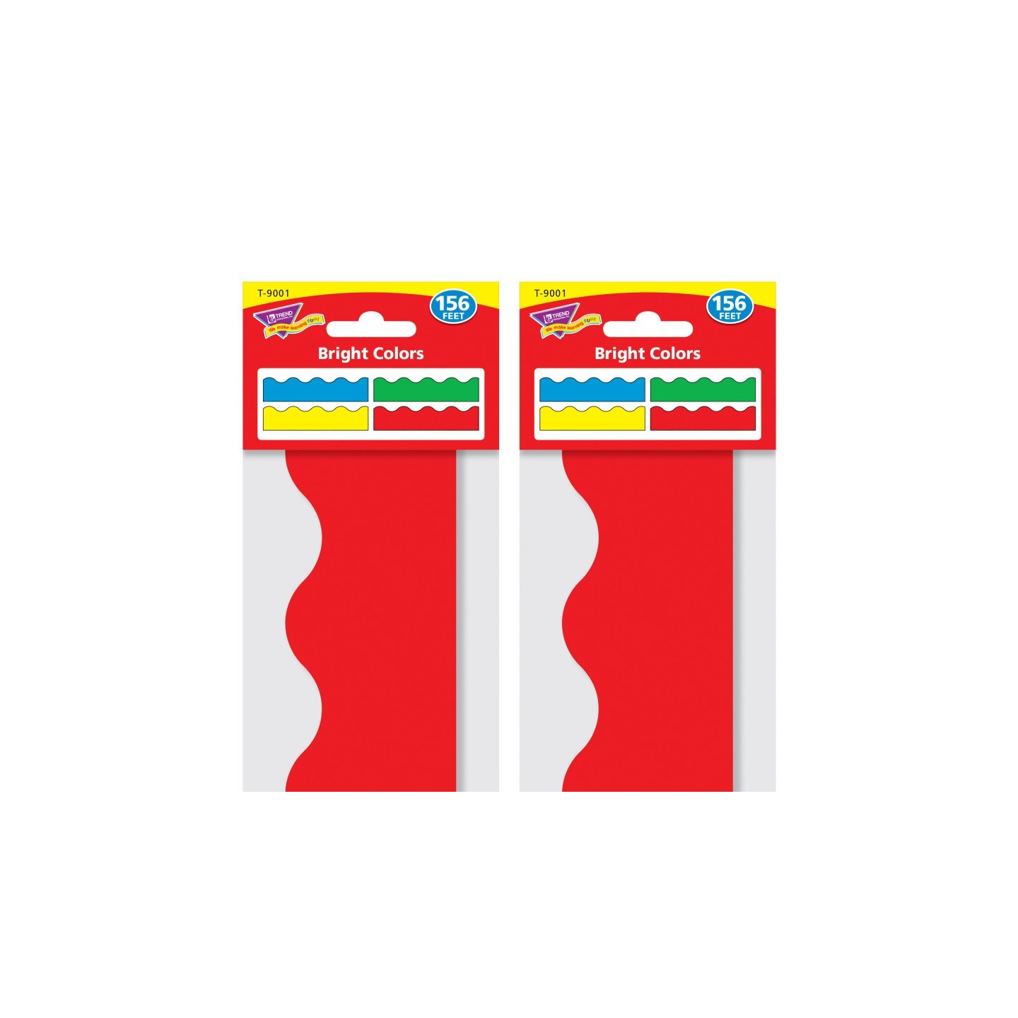 TREND Bright Colors Terrific Trimmers® Variety Pack, 156 Feet Per Pack, 2 Packs
