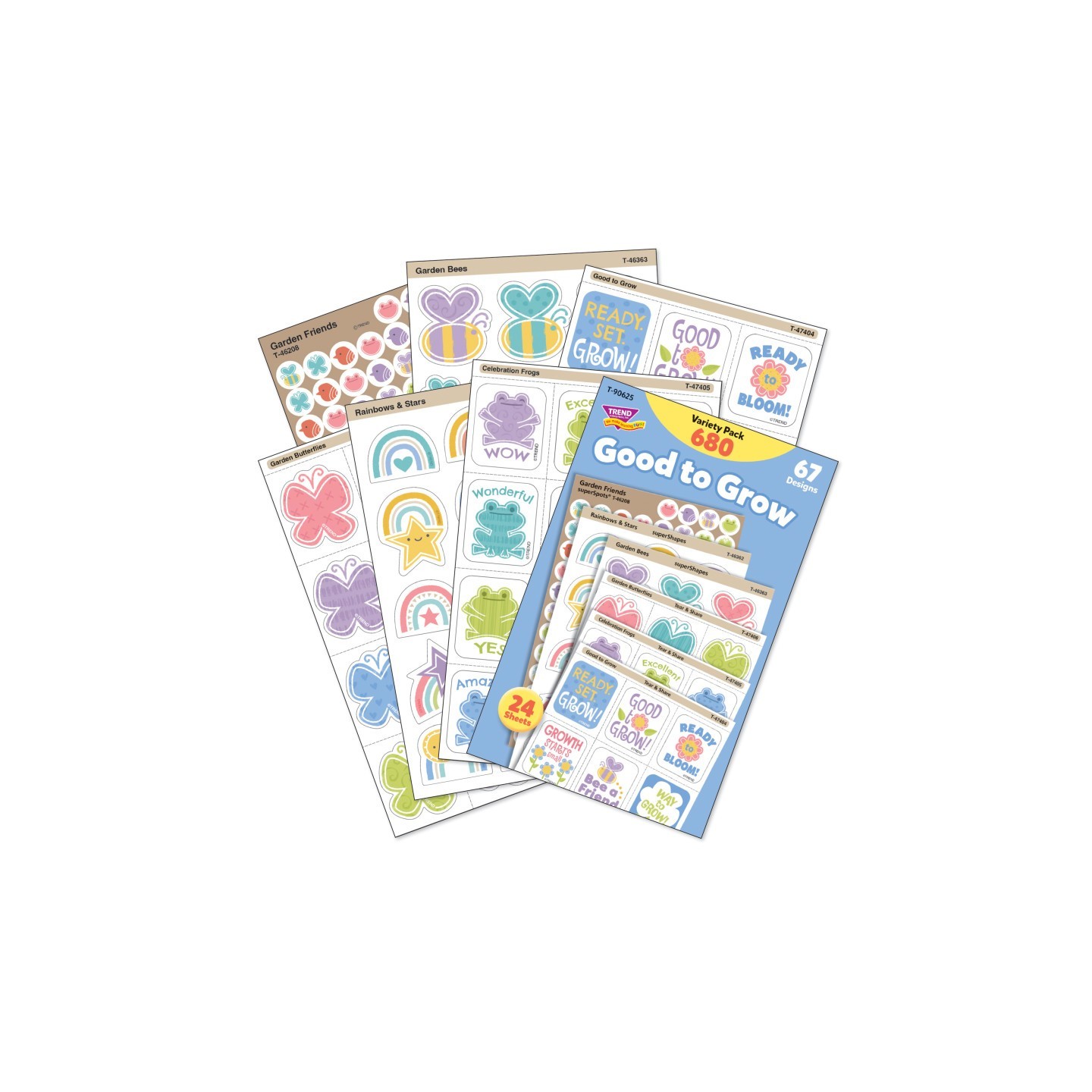 TREND Good to Grow Sticker Variety Pack, 680 Count