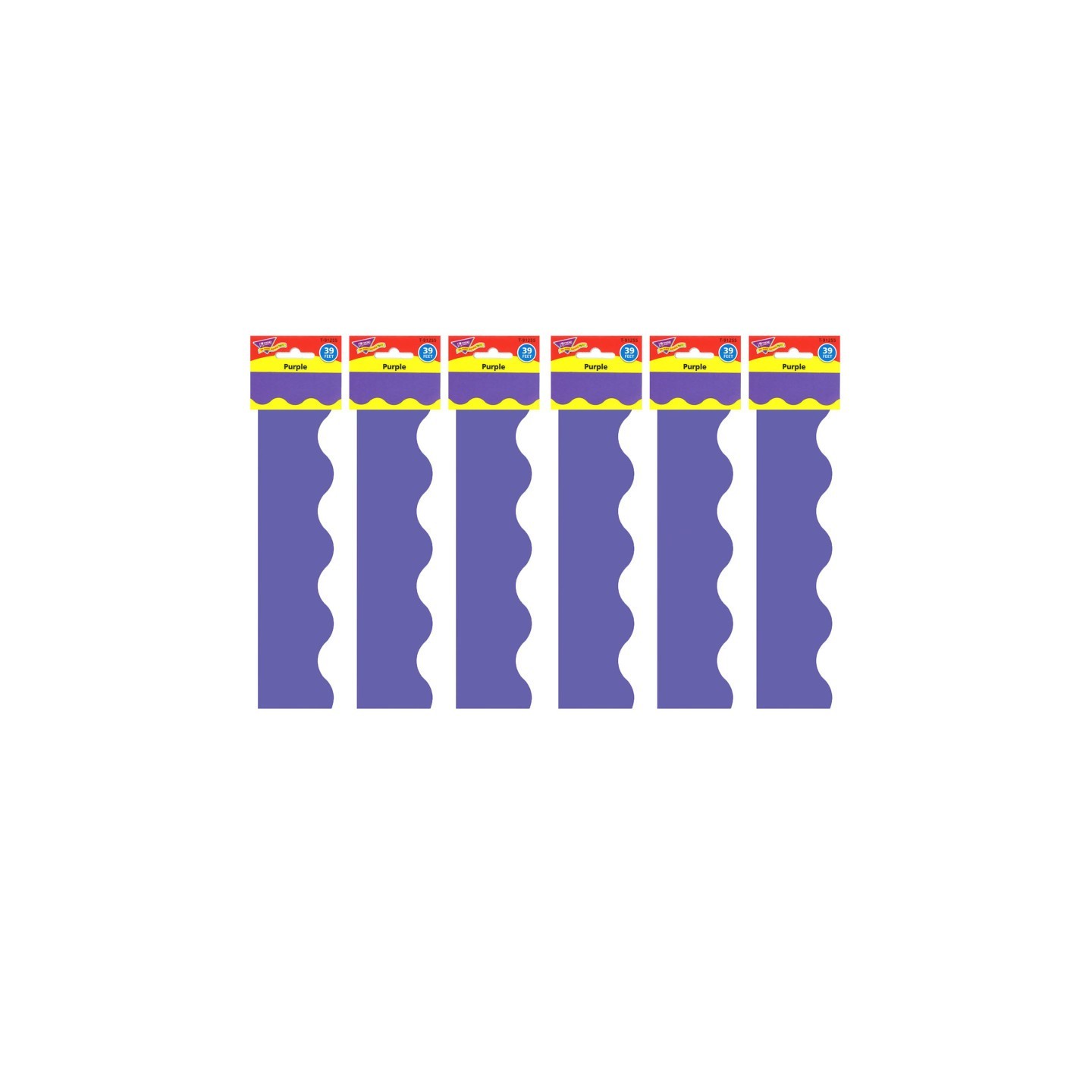 TREND Purple Terrific Trimmers®, 39 Feet Per Pack, 6 Packs
