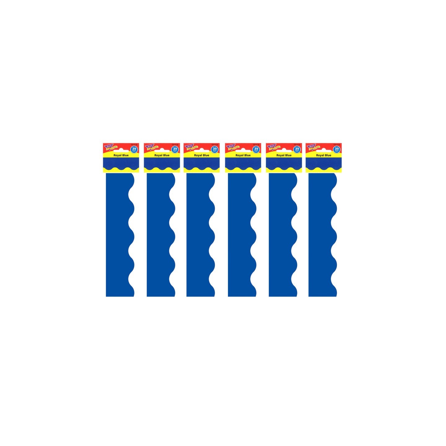 TREND Royal Blue Terrific Trimmers®, 39 Feet Per Pack, 6 Packs