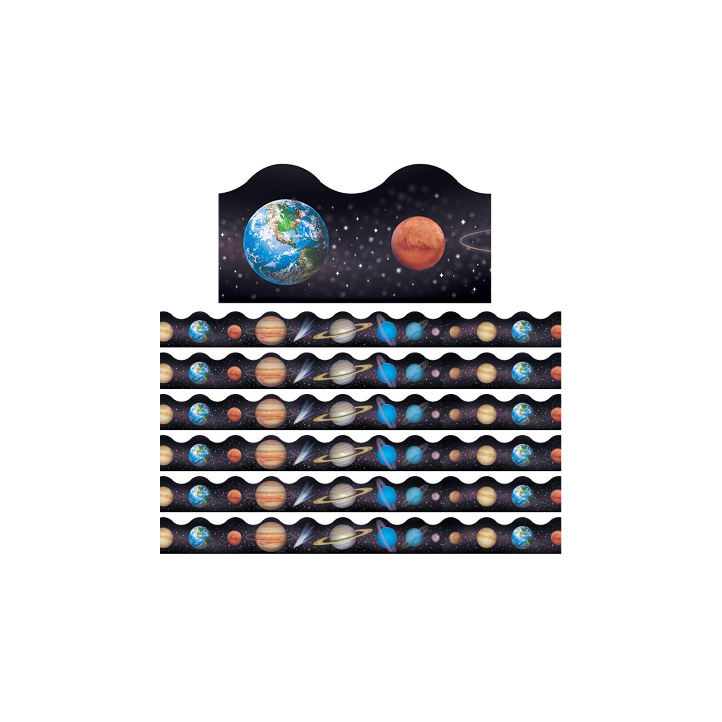 TREND Solar System Terrific Trimmers®, 39 Feet Per Pack, 6 Packs
