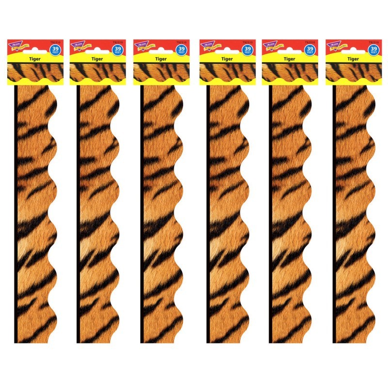 TREND Tiger Terrific Trimmers®, 39 Feet Per Pack, 6 Packs