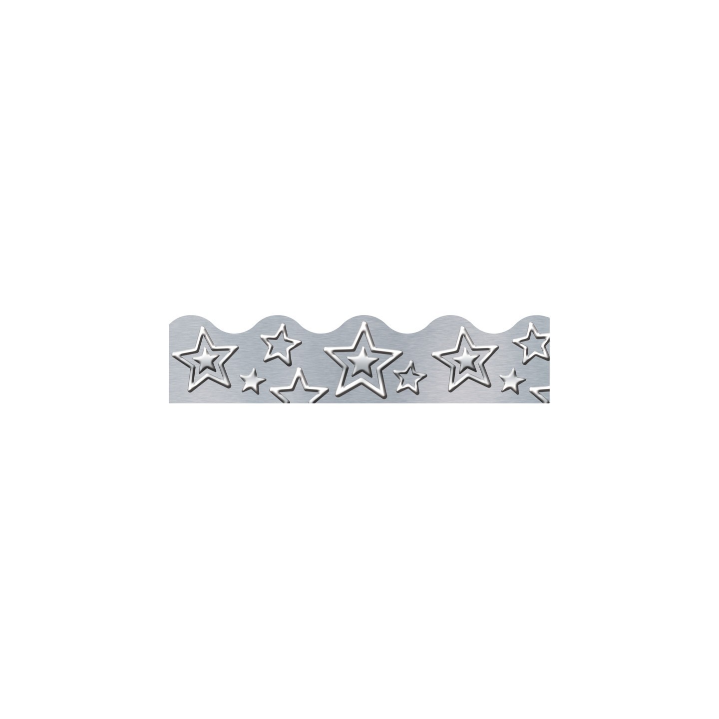 TREND I ♥ Metal Silver Stars Terrific Trimmers®, 39'