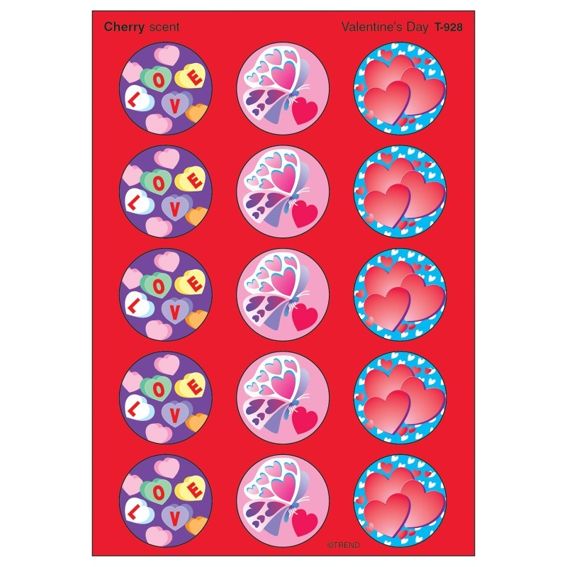 TREND Valentine's Day/Cherry Stinky Stickers®, 60 ct.