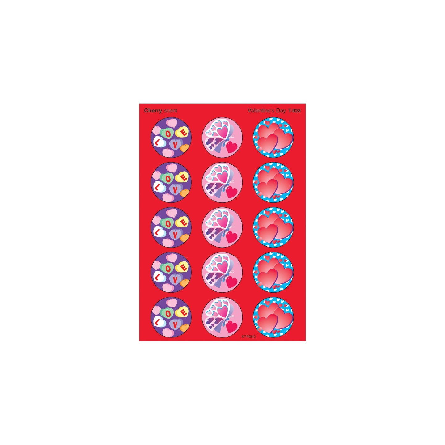 TREND Valentine's Day/Cherry Stinky Stickers®, 60 ct.