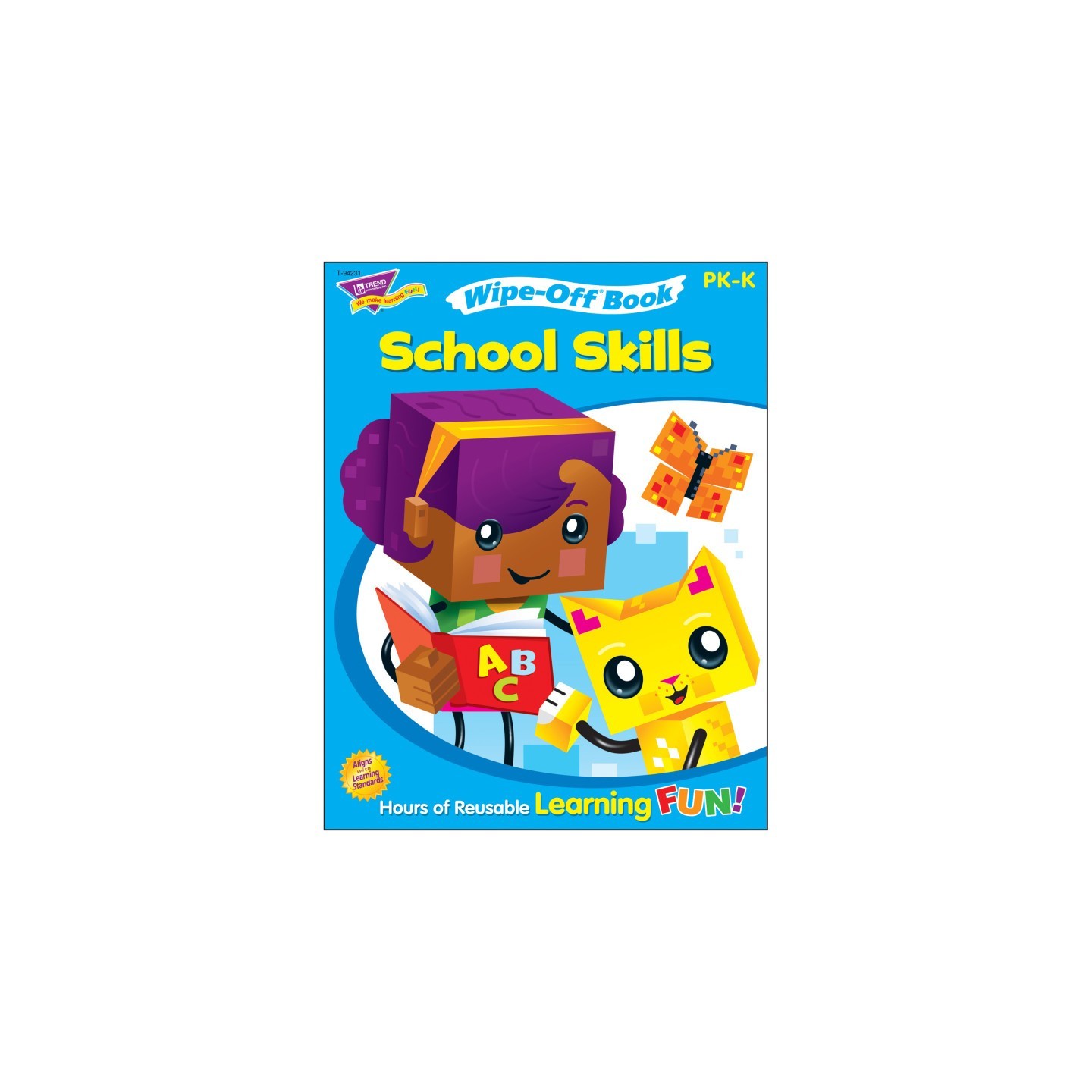 TREND School Skills Wipe-Off® Book Wipe-Off® Book, 28 pgs