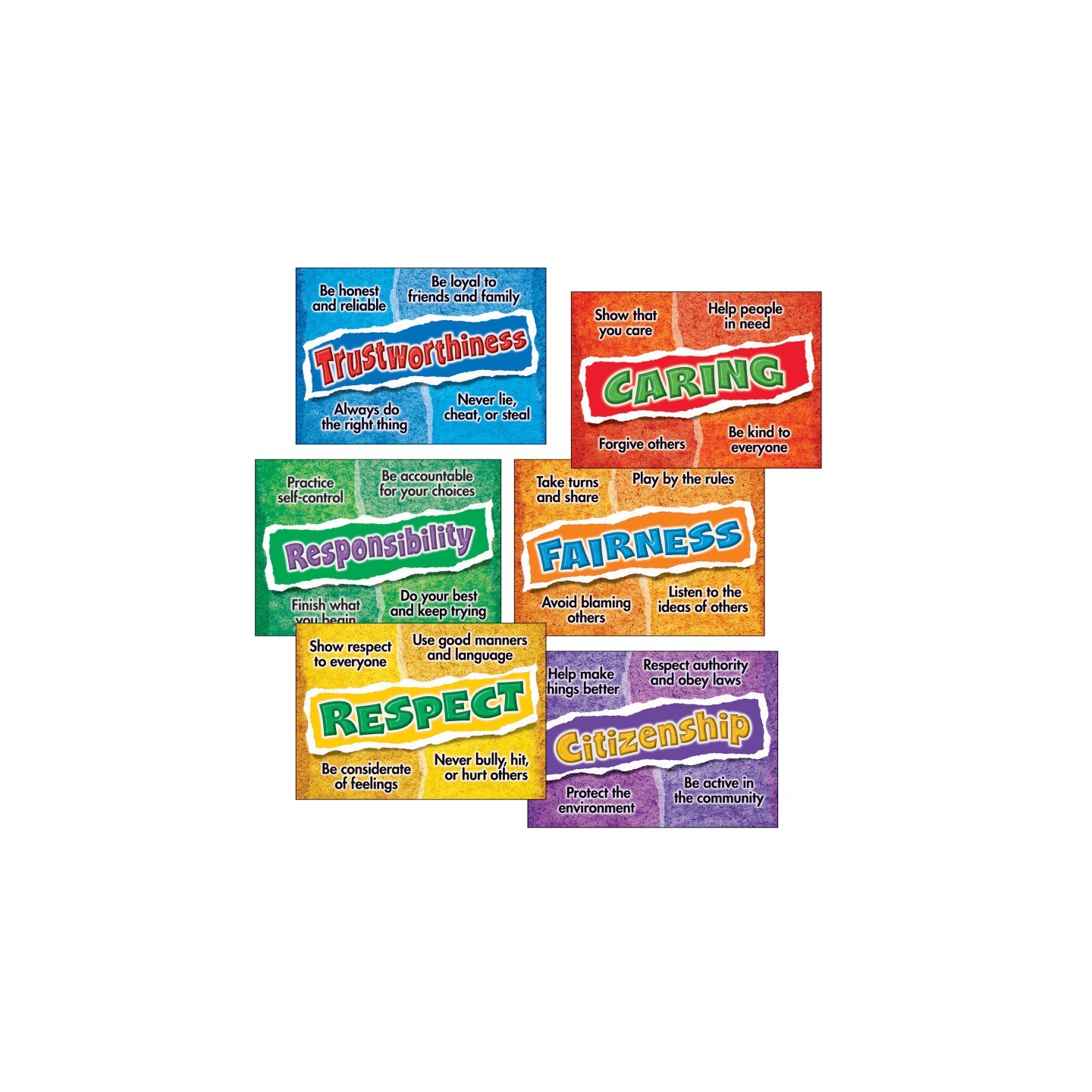 ARGUS® Character Choices Posters Combo Pack, 6 pcs.