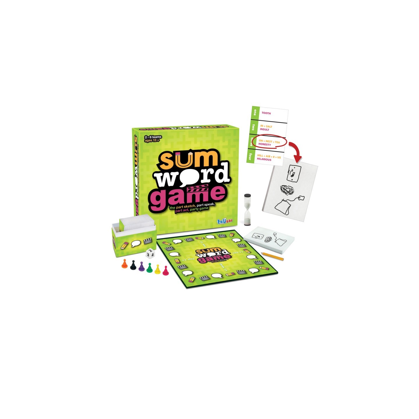 Talicor™ SUM WORD GAME - Fun & Educational Game for Kids